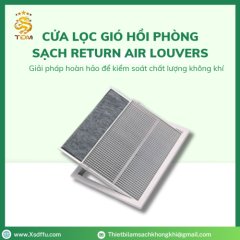 Cửa Lọc Gió Hồi Phòng Sạch-RETURN AIR LOUVERS