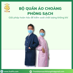 Bộ Quần Áo Choàng Phòng Sạch