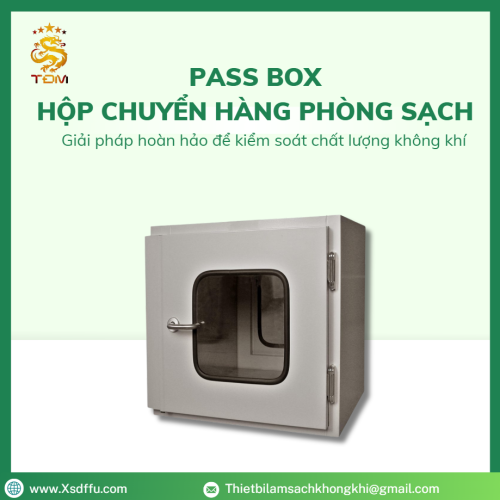 Pass Box tĩnh (Hộp Chuyển Hàng Phòng Sạch) full inox 304