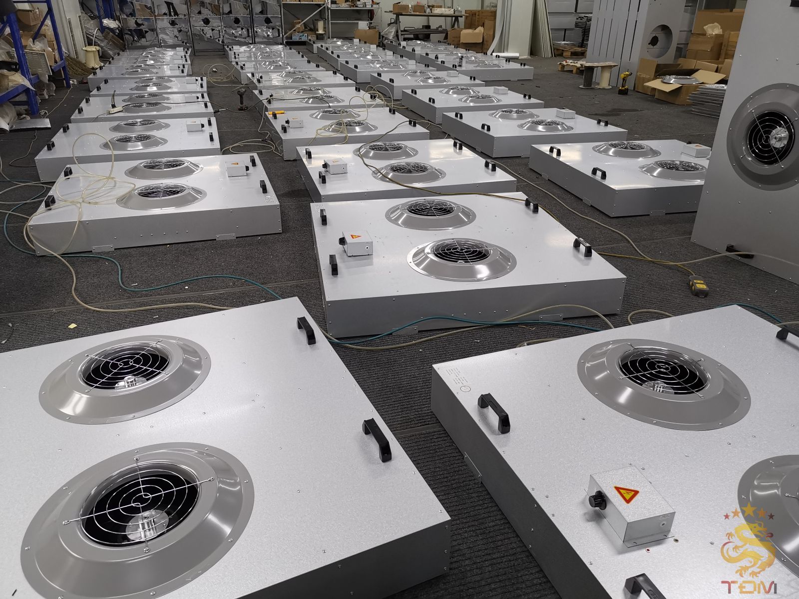 Fan Filter Unit FFU kích thước 1175x1175x320mm