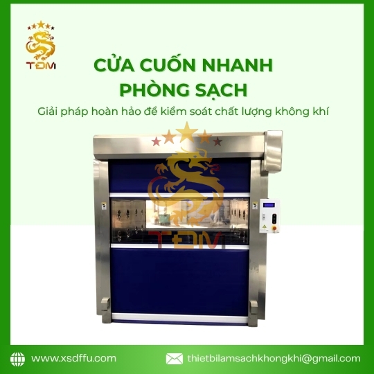 Cửa Cuốn Nhanh Phòng Sạch