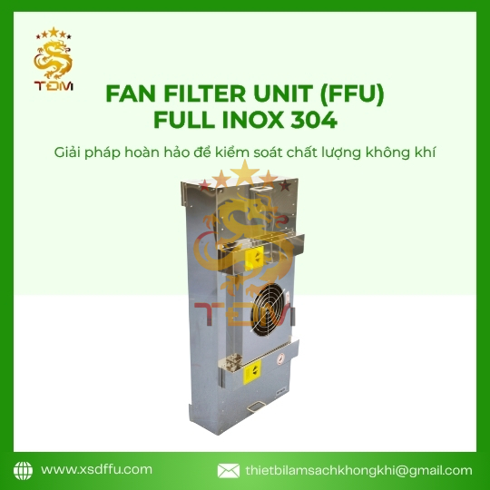 Fan Filter Unit (FFU) | 575*575*210 mm | Full inox 304 (1)