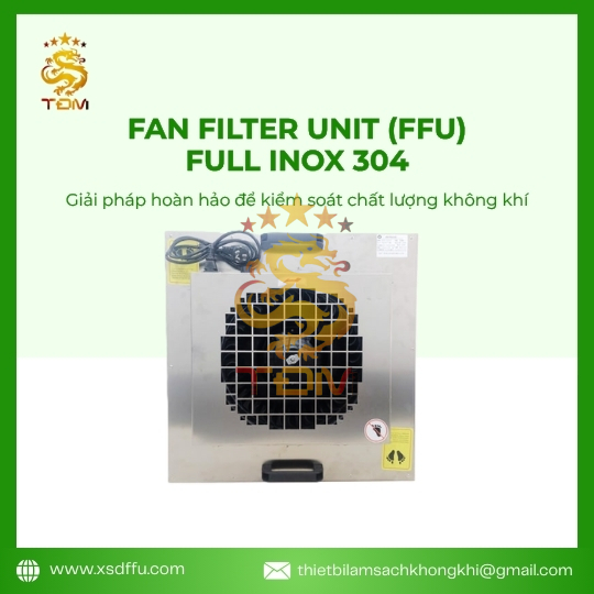 Fan Filter Unit (FFU) | 575*575*210 mm | Full inox 304