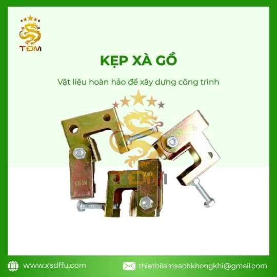 Kẹp Xà Gồ Xoay Treo Ty Ren