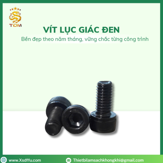 Ốc Vít Lục Giác Đen