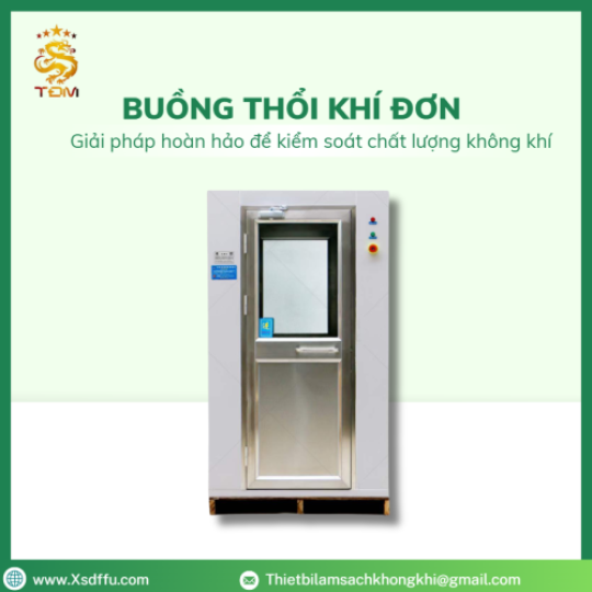 Airshower – Buồng Thổi Khí Đơn