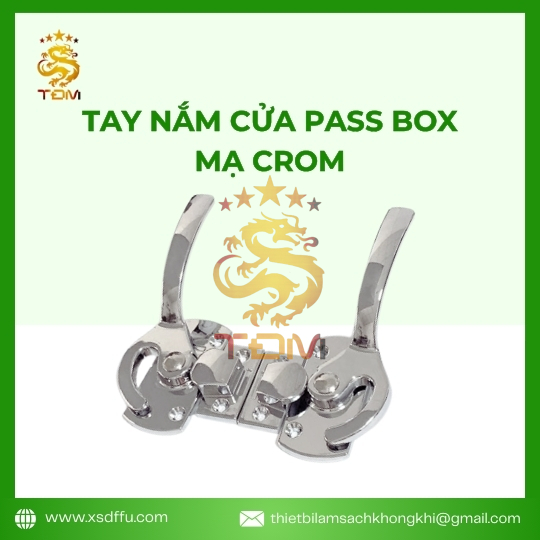 Tay Nắm Cửa Pass Box Bề Mặt Mạ Crom