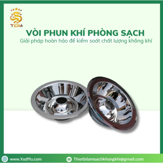 Vòi Phun Khí Cho Phòng Sạch – Nozzle