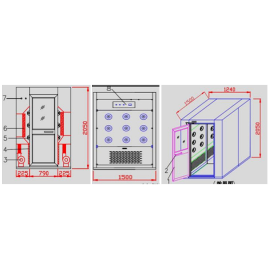 Airshower – Buồng Thổi Khí Đôi